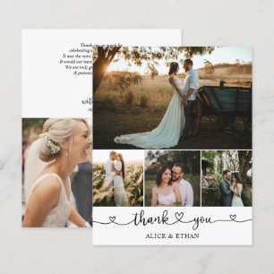 Obrigado por foto de casamento com roteiro de cora