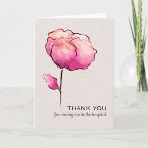 Obrigado por me visitar no Cartão do Hospital