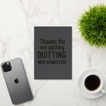 Obrigado por Não Desistir – Engraçada Apreciação d