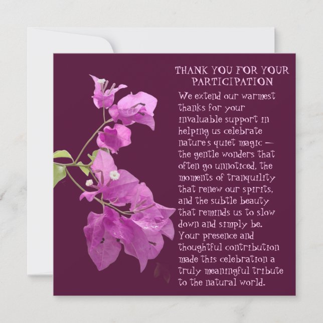 OBRIGADO POR PARTICIPAR DO EVENTO DA NATUREZA (Frente)