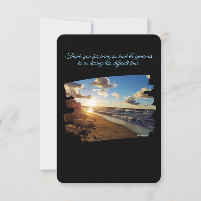 Obrigado por ser gentil e generoso Cartão de Sauda (Frente)