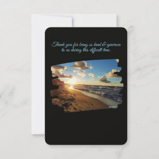 Obrigado por ser gentil e generoso Cartão de Sauda