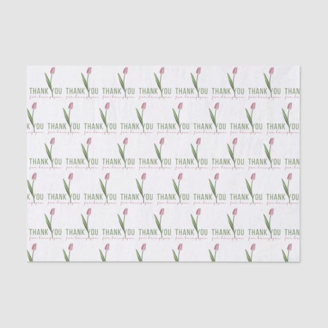 Obrigado Por Ser Seu Papel Tecidual (Frente )