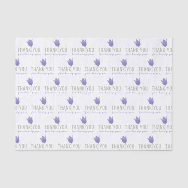 Obrigado Por Ser Seu Papel Tecidual (Frente )