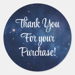 Obrigado por seus adesivos de compra