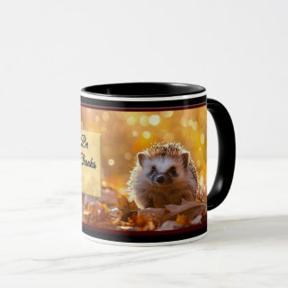 Obrigado & Presente Caneca de Ourico-do-mato de Ou