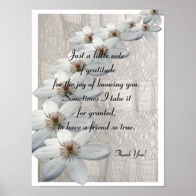 Obrigado Presente - Poster Verse (Frente)