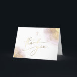 Obrigado Primeiro Cartão de Comunhão Sagrado<br><div class="desc">Primeiro cartões de agradecimentos da Comunidade Sagrada</div>