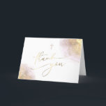 Obrigado Primeiro Cartão de Comunhão Sagrado<br><div class="desc">Primeiro cartões de agradecimentos da Comunidade Sagrada</div>