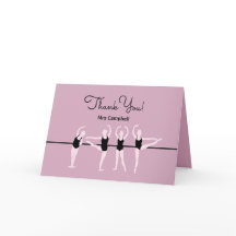 Obrigado Professor De Dança! Cartão