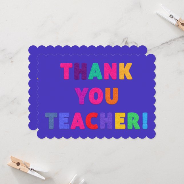 Obrigado Professor Sentiu Letras Bonitas (Frente/Verso In Situ)