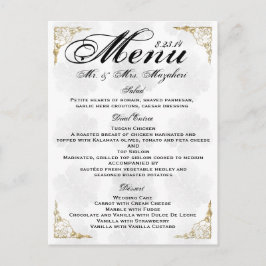 Obrigado que cor-de-rosa do menu do comensal de