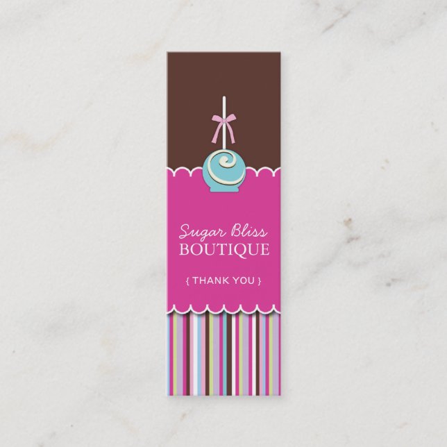 Obrigado que dos pop do açúcar você etiqueta (Frente)