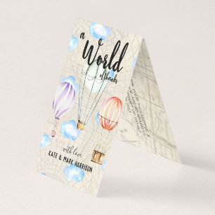 Obrigado que temático do chá de fraldas do