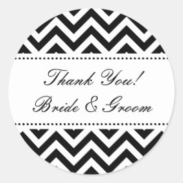 Obrigado redondo de casamento, seus adesivos | sel