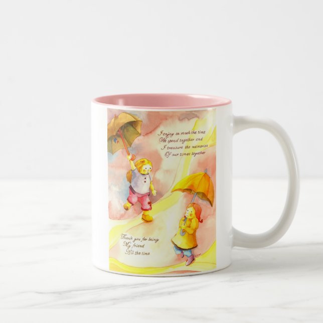 Obrigado sendo minha caneca do amigo (Direita)