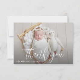 OBRIGADO, simples anúncio de nascimento de script