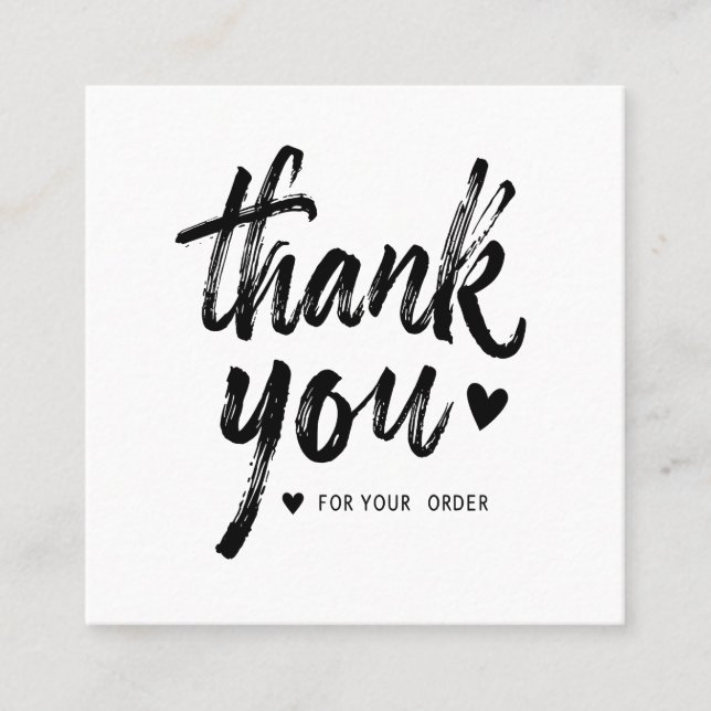 Obrigado Solicite o Cartão de Inserção (Frente)