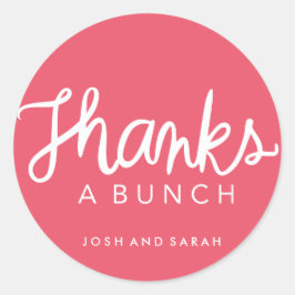 Obrigado um adesivo de favor