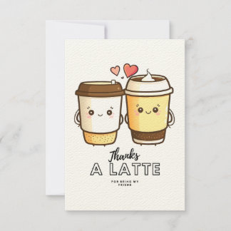 Obrigado um cartão latino, para amigo, para colega