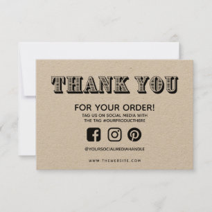 Obrigado Vintage Custom Media Insert