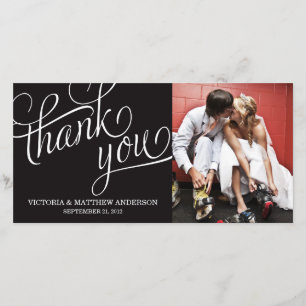 OBRIGADO WEDDING INCLINADO DE %PIPE% VOCÊ CARTÃO