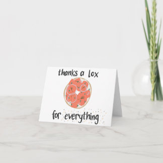 Obrigados A Lox, 4x6, Cartão de Saudação