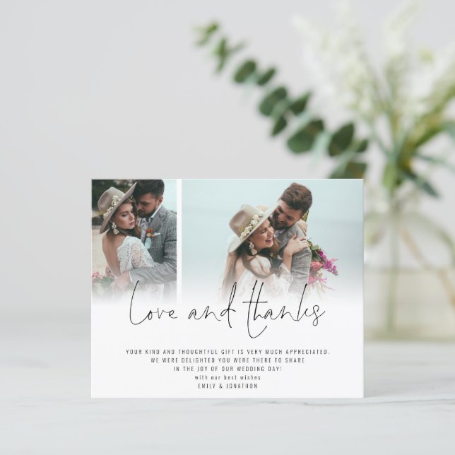 Obrigados de Amor com Casamento Fotográfico do Bud (Em pé/Frente)