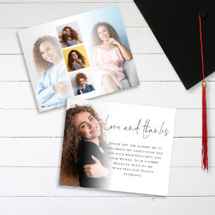 Obrigados de Amor com Graduação de Fotos do Script