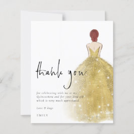 Obrigados de Auburn Quinceañera, garota Dourada de