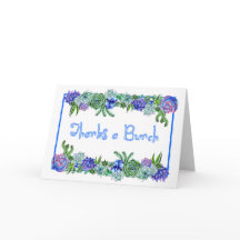 Obrigados de Cartões Suculentos