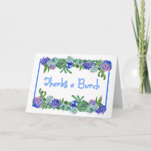 Obrigados de Cartões Suculentos