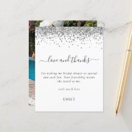 Obrigados de Chá de panela de Fotografia Glitter d