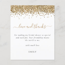 Obrigados de Chá de panela de Fotografia Glitter D