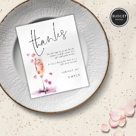 Obrigados de Chá de panela de vidro do Prosecco