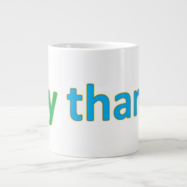 obrigados de yay - caneca (Frente)