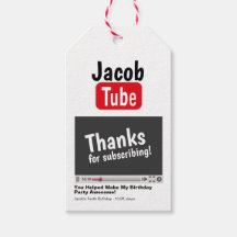 Obrigados Do Bday Tube Para Assinar Etiquetas De F
