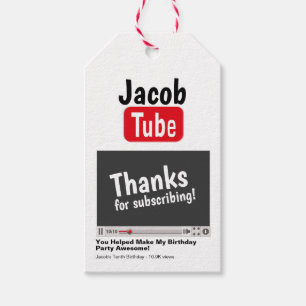Obrigados Do Bday Tube Para Assinar Etiquetas De F