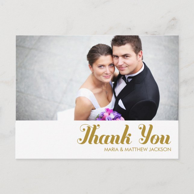 OBRIGADOS DOCES | CARTÃO POSTAL DE CASAMENTO (Frente)