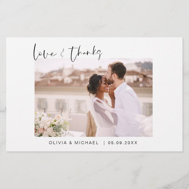 Obrigados e amor de casamento do orçamento Obrigad (Frente)