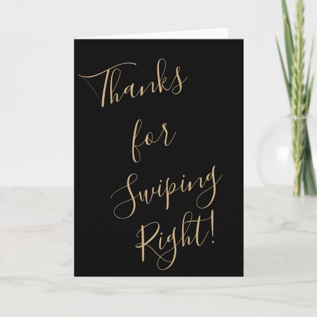 Obrigados engraçados de cartões de dia dos namorad (Frente)