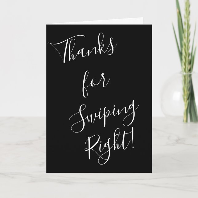 Obrigados engraçados de cartões de dia dos namorad (Frente)