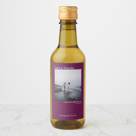 Obrigados Magenta ou Berry Foto Mini