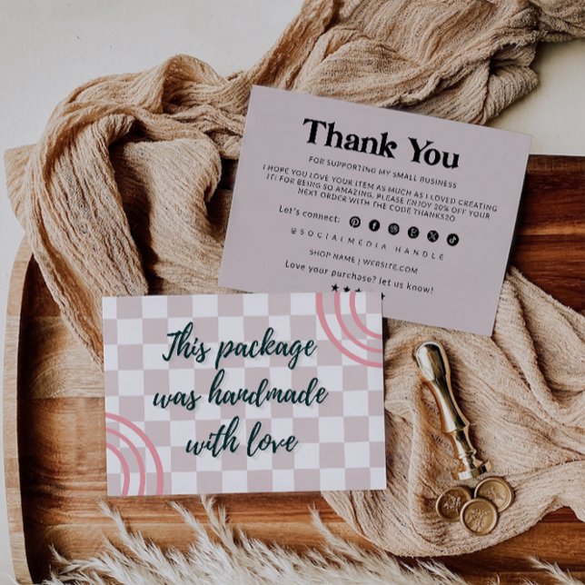 Obrigados Modernos Para Seu Cartão De Compra (Criador carregado)