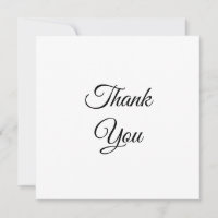 Obrigados, obrigado a um cartão elegante branco pr