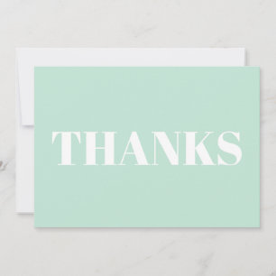 Obrigados, Obrigado, cartão verde de mar