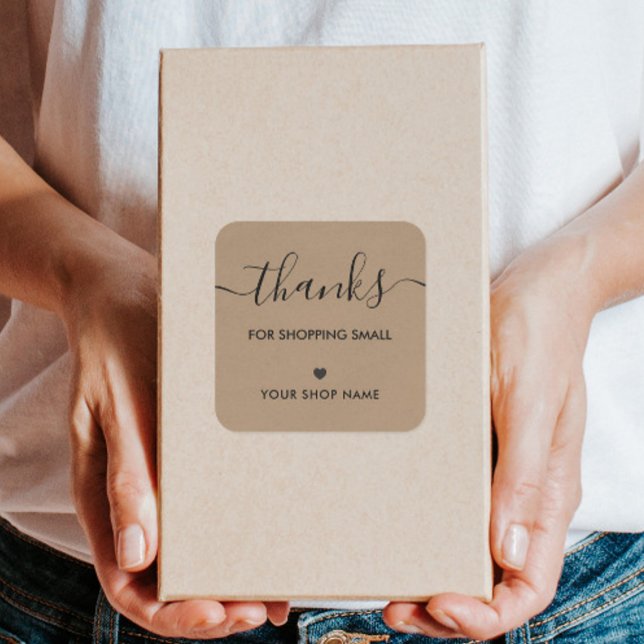 Obrigados para Comprar Etiquetas de Pequeno Adesiv (Criador carregado)