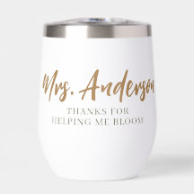 Obrigados Para Me Ajudar A Bloom Thermal Tumbler