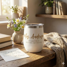 Obrigados Para Me Ajudar A Bloom Thermal Tumbler