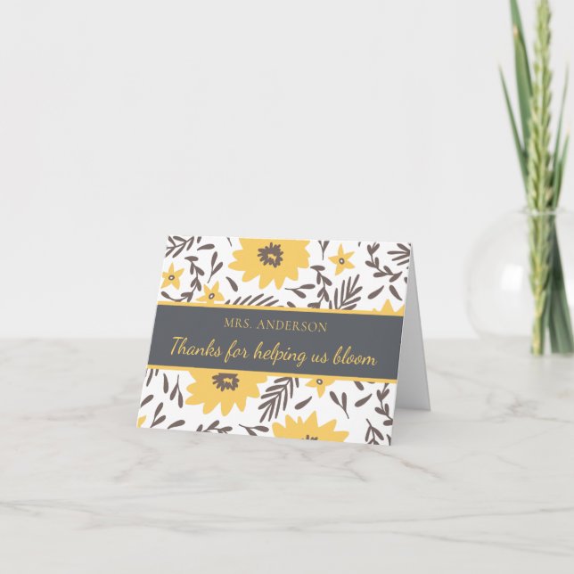 Obrigados Para Nos Ajudar A Fazer Cartões de agrad (Frente)